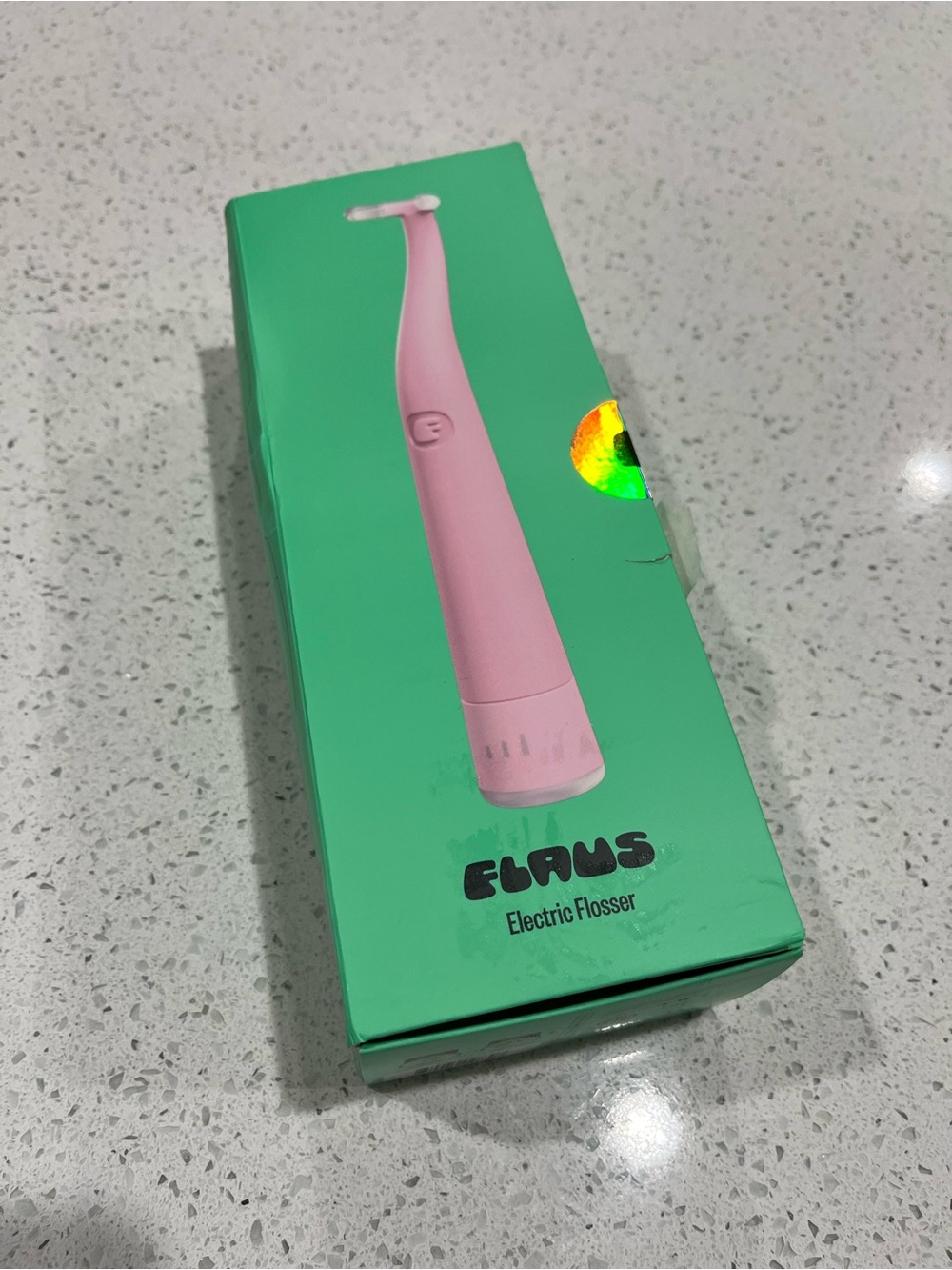 FLAUS Electric Flosser 3-Speed New In Open Box Never Used Missing Flossing Head